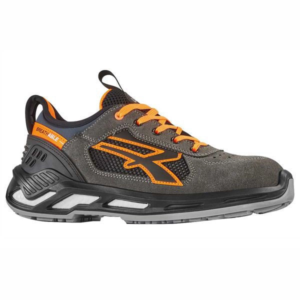 U-Power Scarpe Ryder Grigio Arancio Basse 44 S1P Upower